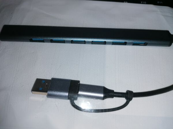 Hub 7 Portas USB Tipo C e USB . Outros (Acessórios para Computador)