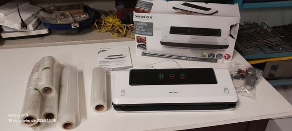 Máquina de selar Silvercrest. Outros Pequenos Aparelhos