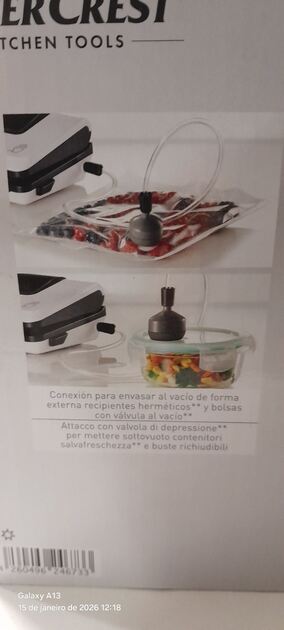 Máquina de selar Silvercrest. Outros Pequenos Aparelhos