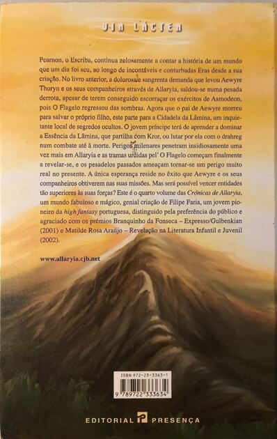 Oblívio, O Fado da Sombra, A Essência da Lâmina. Livros
