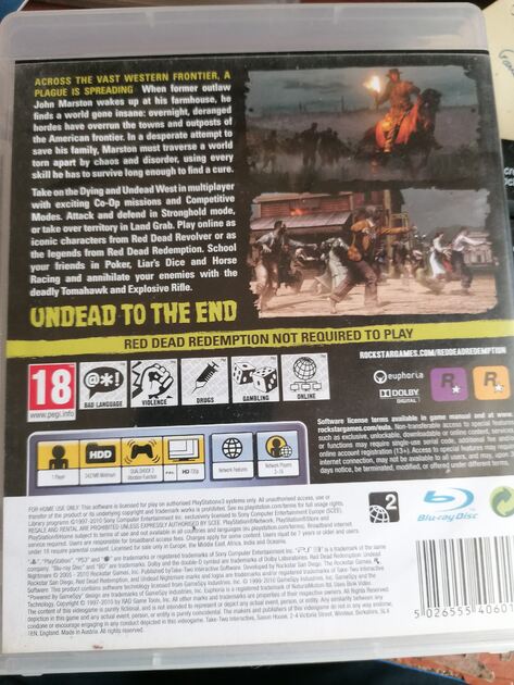 Red Dead Redemption PS3. Videojogos