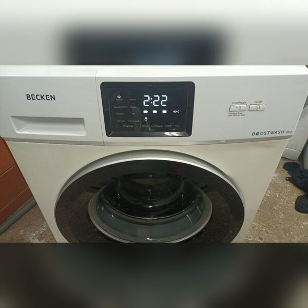 Máquina de lavar roupa da becken de 8kg . Máquinas de Lavar Roupa