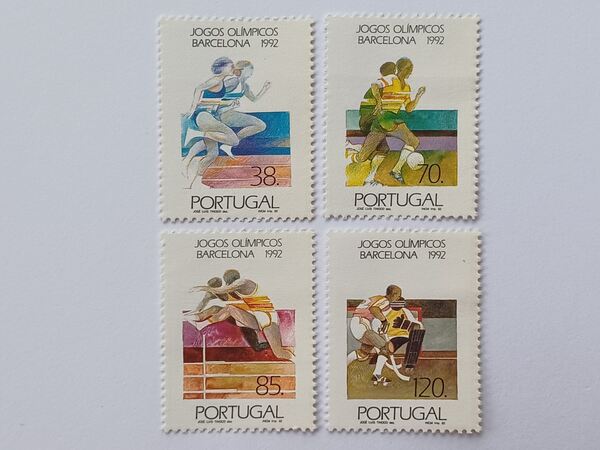 Filatelia Jogos Olímpicos de Barcelona, 1992. Selos