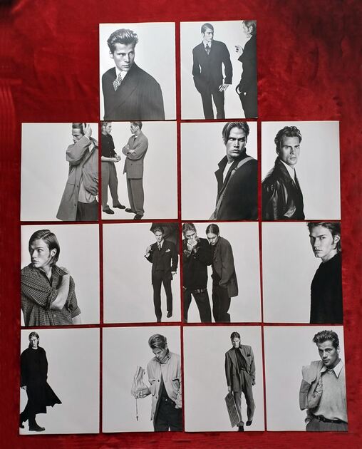 Catálogo Hugo Boss com 14 fotos de Richard Avedon . Livros