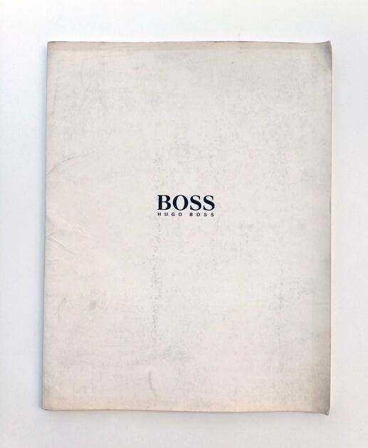 Catálogo Hugo Boss com 14 fotos de Richard Avedon . Livros