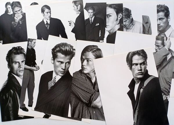 Catálogo Hugo Boss com 14 fotos de Richard Avedon . Livros