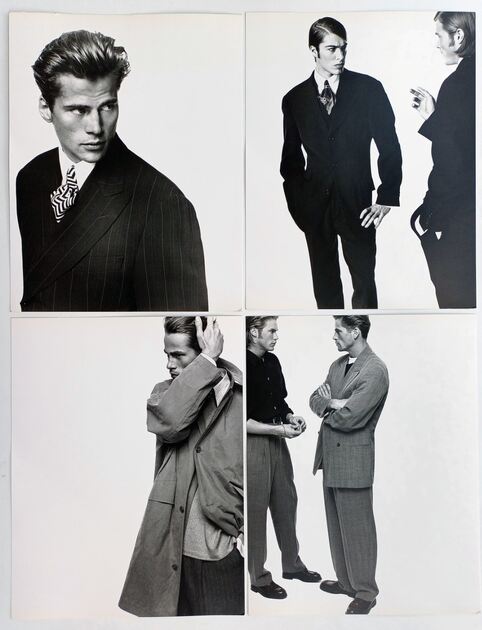Catálogo Hugo Boss com 14 fotos de Richard Avedon . Livros