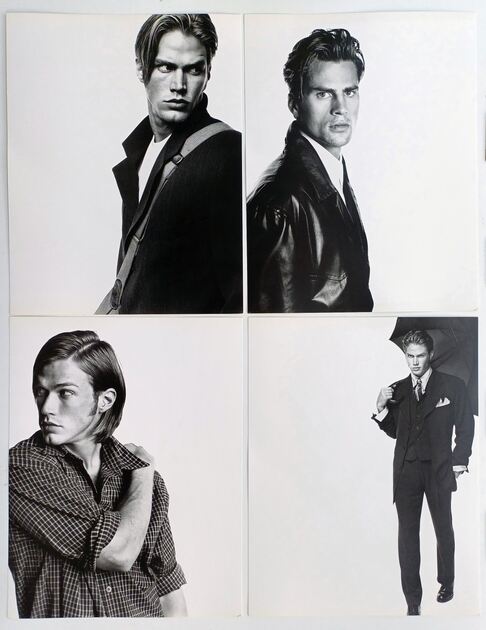 Catálogo Hugo Boss com 14 fotos de Richard Avedon . Livros