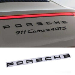 Emblema PORSCHE letras. Acessórios para Carros