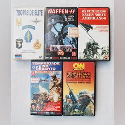 Cassetes VHS de temas militares . Filmes e DVDs. Avenidas Novas. VHS Português    Documentário História