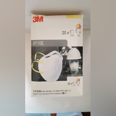 Máscaras de Partículas FFP1 3M 8710E - caixa 21 un