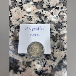 Moeda 2€ Espanha 2012. Moedas