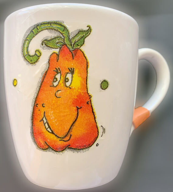 Canecas Ovo Abobrinhas, Novas/Únicas/Exclusivas. Artesanato