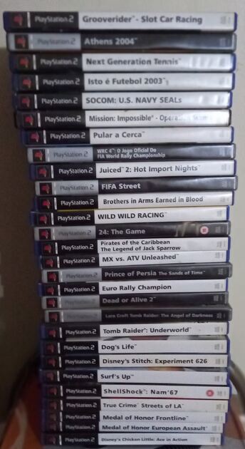 jogos playstation 2. Videojogos