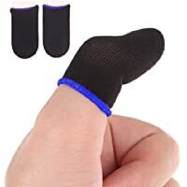 Luvas de jogo de 18 pinos preto para tela sensível. Acessórios