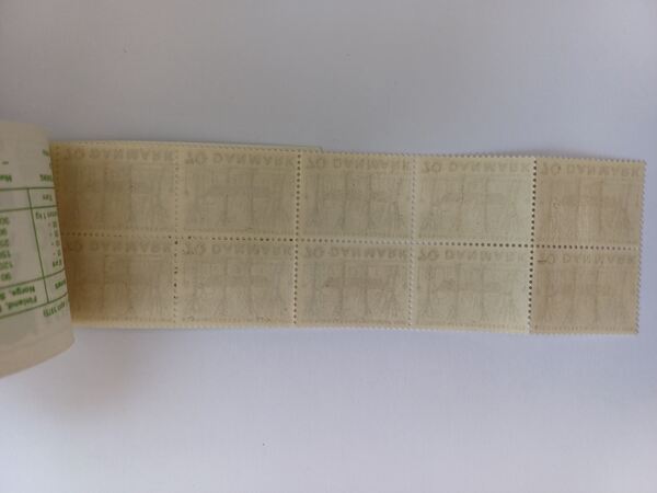 Dinamarca Carteira Ano Europeu da Arquitetura 1975. Selos