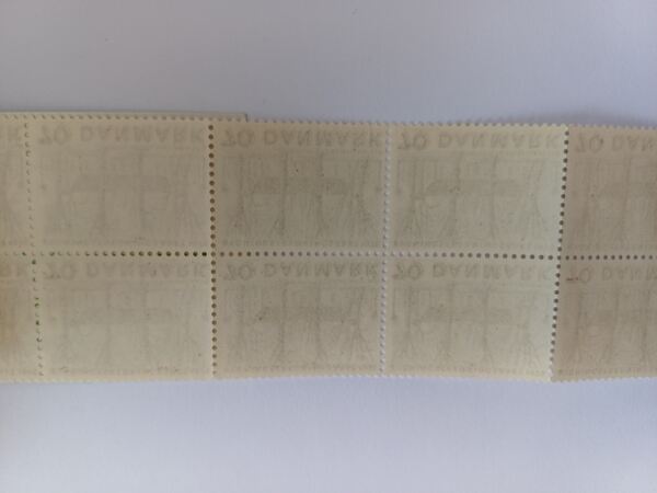 Dinamarca Carteira Ano Europeu da Arquitetura 1975. Selos