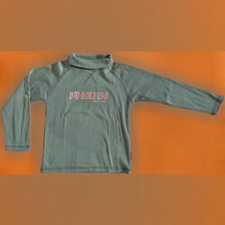 Camisola de Criança Unissexo, Verde Seco. Camisolas e sweatshirt. Cascais. 3 anos / 92-98 cm Inverno  Verde  Cor liso Muito bom Inverno