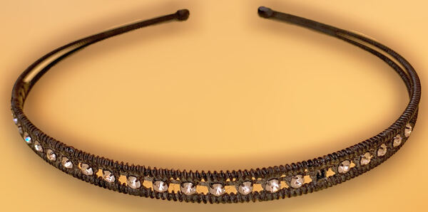 Bandolete em Metal com Brilhantes, como Nova. Diademas
