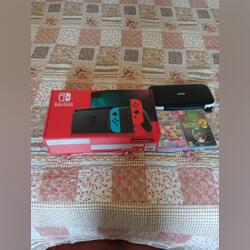Nintendo Switch 3 jogos 1 de cartão e 2 digitais . Consolas. Vendas Novas.      Novo / Como novo
