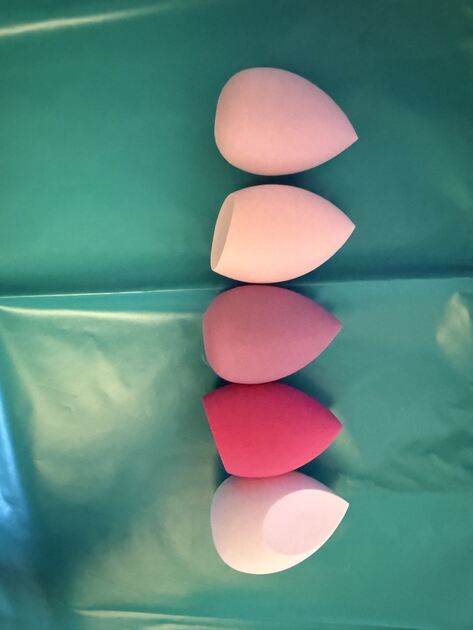 conjunto de 5 esponjas de maquiagem . Maquilhagem