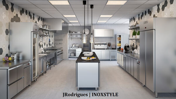 Campânula de Exaustão Profissional em Aço Inoxidáv. Outros (Negócios)