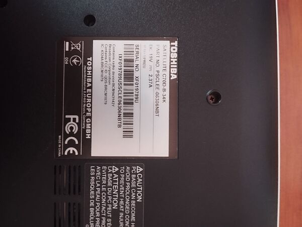 PC Toshiba como novo . Portáteis