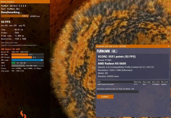 RX 6600 8GB. Placas gráficas