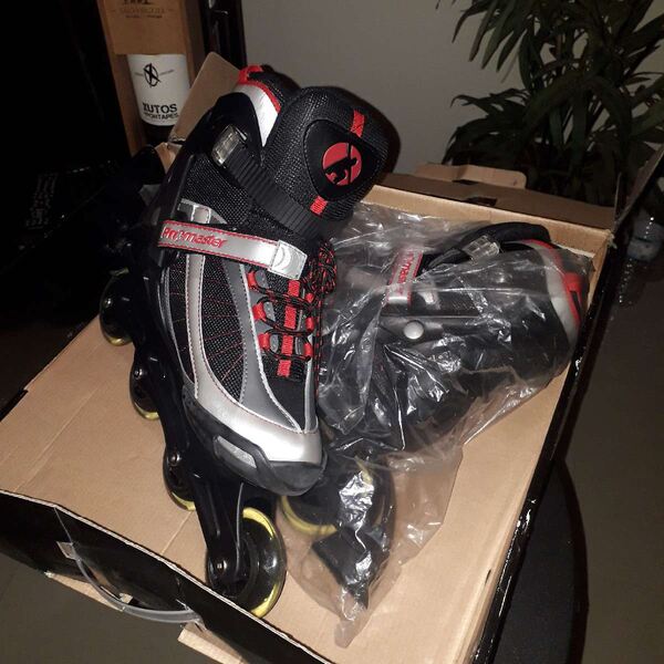 Novos sem uso. Patins e Patins em Linha