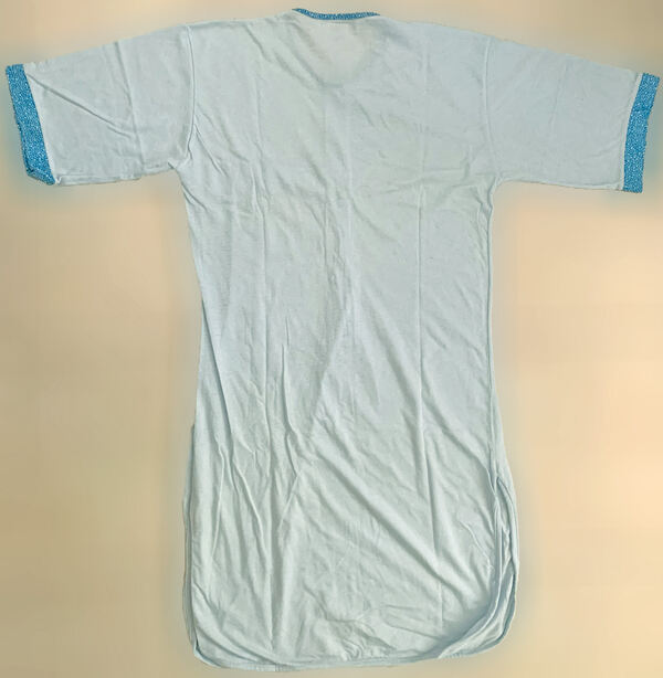 Camisa de Dormir de Grávida, Azul, como Nova. Roupa de Grávida