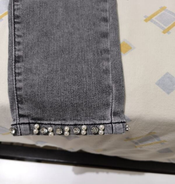 Calça Cinzenta. Calças mulher e Macacão