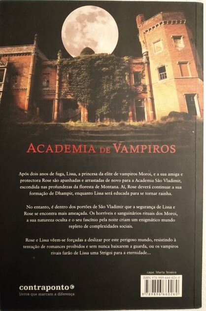 Academia de Vampiros. Livros