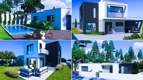 Moradia Térrea T2/ Leiria/ Projeto Chave na Mão. Casa e apartamentos para vender