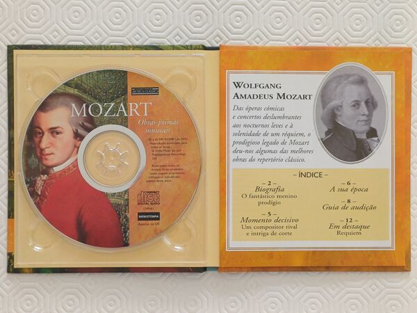 CD – Mozart – Obras-primas musicais . Vinil, CDs