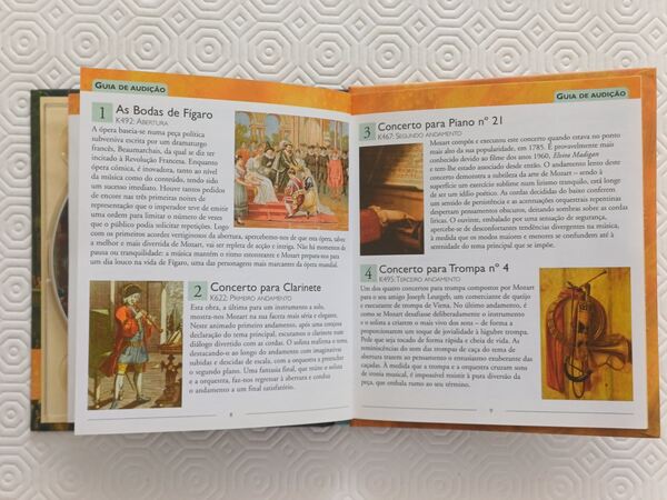 CD – Mozart – Obras-primas musicais . Vinil, CDs