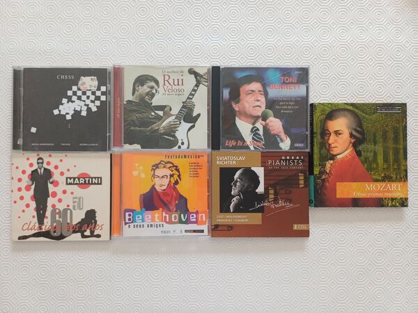 CD – Mozart – Obras-primas musicais . Vinil, CDs