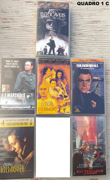 Filmes imperdiveis, cassetes VHS, originais. Filmes e DVDs