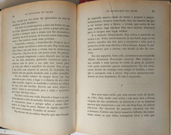 Os Ministros do Crime. Livros