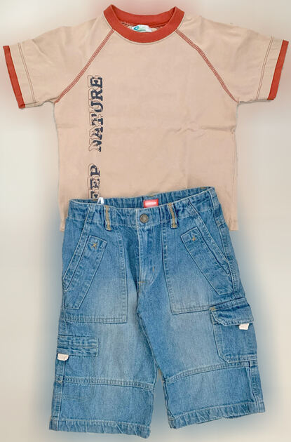 Bermudas de Criança Unissexo, Ganga, como Novas. Outros Roupas para Meninos