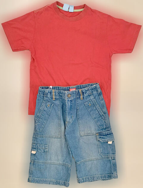 Bermudas de Criança Unissexo, Ganga, como Novas. Outros Roupas para Meninos
