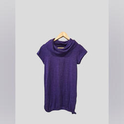 Vestido Malha. Vestidos. Almeirim.  S / 36 / 8    Roxo Curto Inverno Outono Muito bom