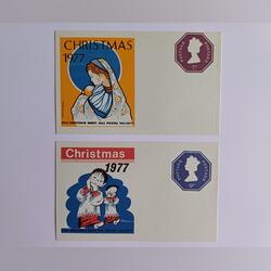 Filatelia - 2 Inteiros postal da Grã-Bretanha, de . Selos