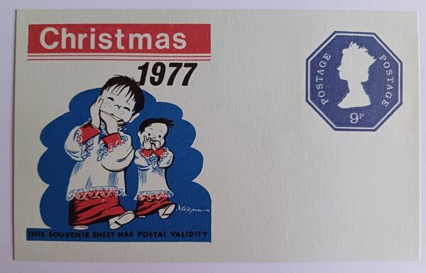 Filatelia - 2 Inteiros postal da Grã-Bretanha, de . Selos