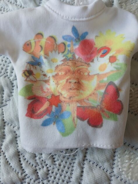 Camisola Boneca Sindy - T shirts Collection. Bonecas