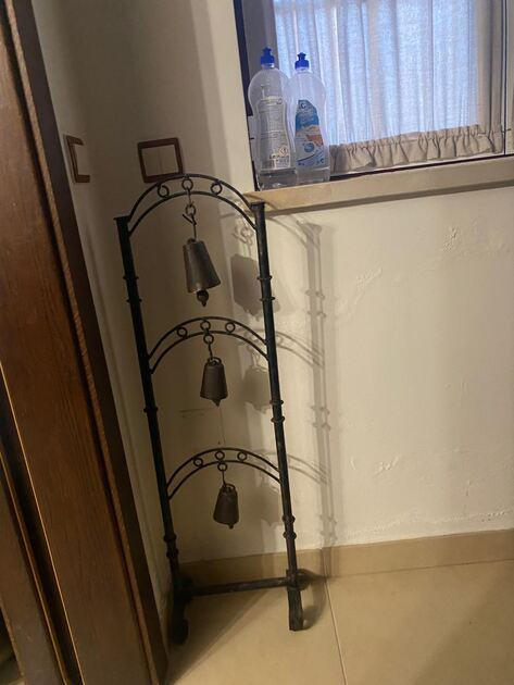 peça grande com 3 sinos decorativa para tertúlia . Outros Arte e Decoração