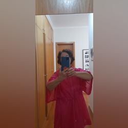 Vestido de verão . Vestidos. Vila Nova de Gaia. M / 38 / 10 Algodão    Rosa Curto 3/4 Verão Novo / Como novo Camiseiro Com decote