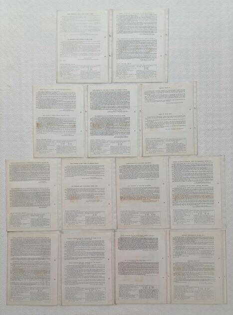 Filatelia - 63 Pagelas de Portugal, com selos – nº. Selos