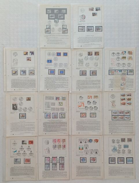 Filatelia - 63 Pagelas de Portugal, com selos – nº. Selos