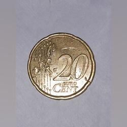 Moeda de 20 cêntimos de  Espanha. Ano 1999. Moedas. Benfica.      Português