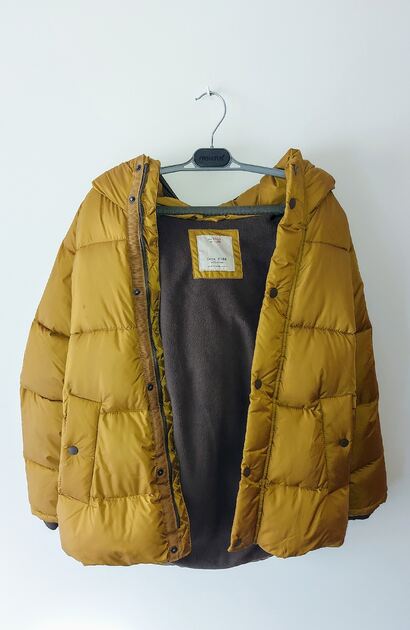 Kispo Zara Kids 152cm Dourado – Levanta Hoje. Casacos